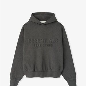 Fear of God Essentials Dark Gray Hoodie